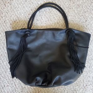Anthropologie Faux Leather Purse Boho Bag